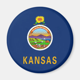 Imã Bandeira do Estado do Kansas