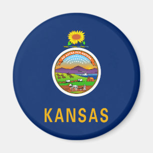 Imã Bandeira do Estado do Kansas