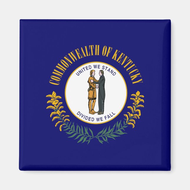 Imã Bandeira do Estado do Kentucky (Frente)