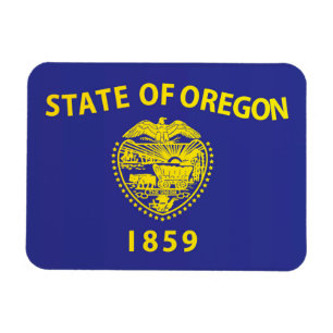Ímã Bandeira do Estado do Oregon, EUA