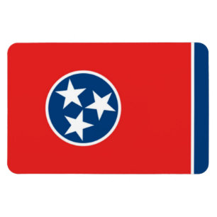 Ímã Bandeira do Estado do Tennessee
