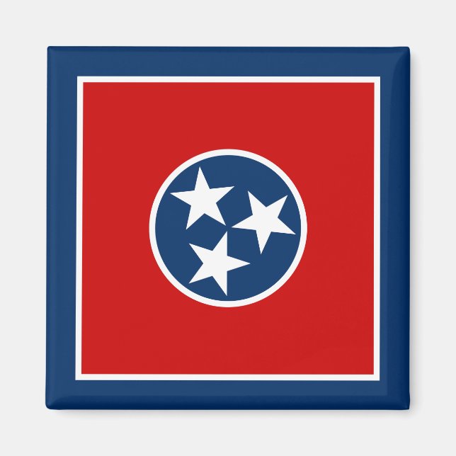 Imã Bandeira do Estado do Tennessee (Frente)