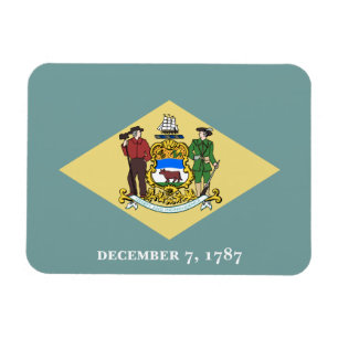 Ímã Bandeira do Estado Patriótico Delaware