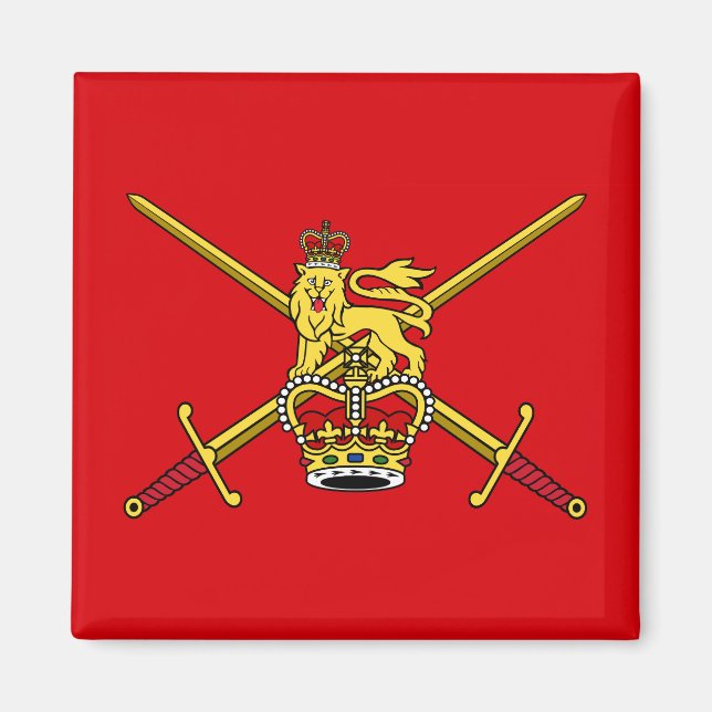 Imã Bandeira do Exército Britânico (não cerimonial) (Frente)