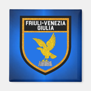 Imã Bandeira do Friuli-Venezia Giulia