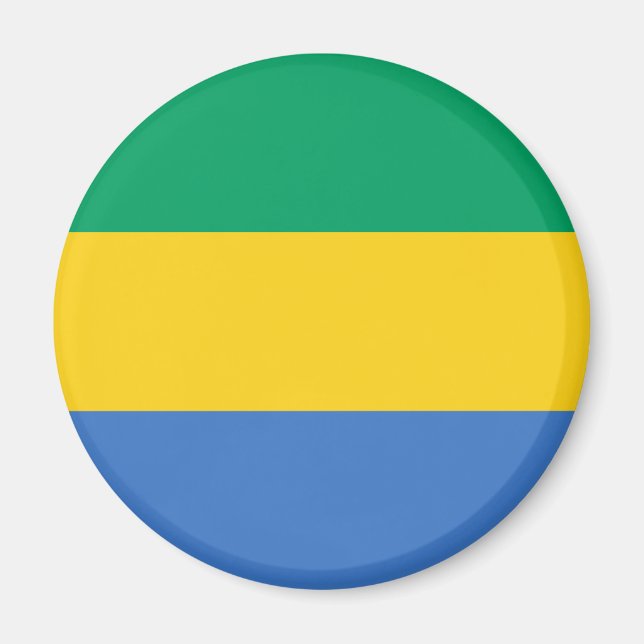 Imã Bandeira do Gabão (Gabão) (Frente)
