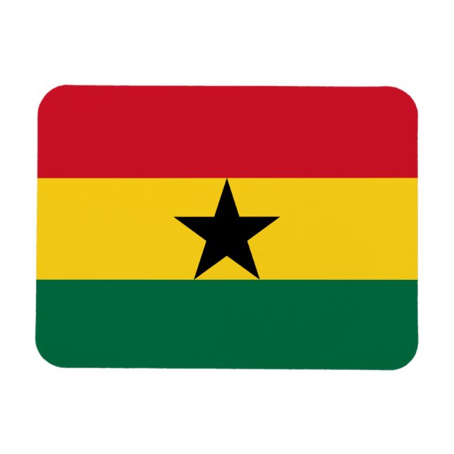 Ímã Bandeira do Gana (Horizontal)