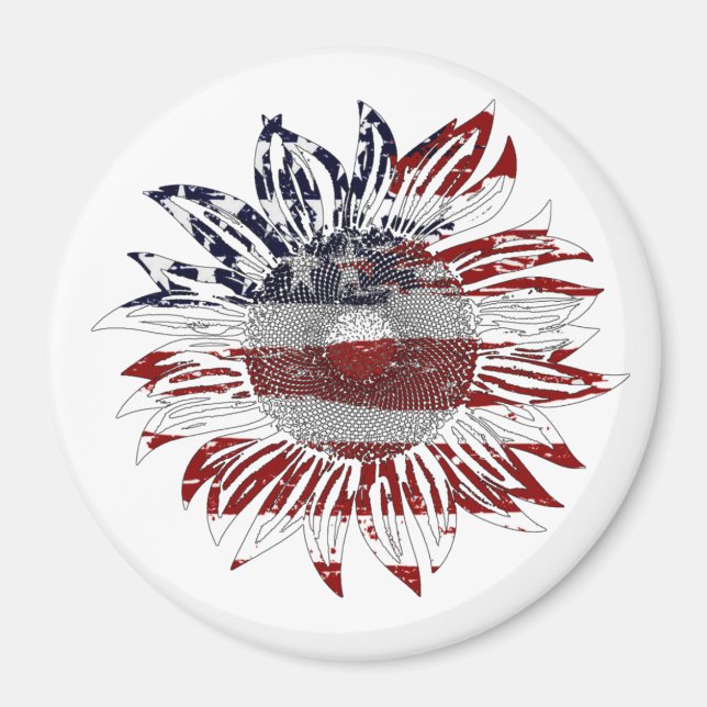 Imã bandeira do girassol  (Frente)