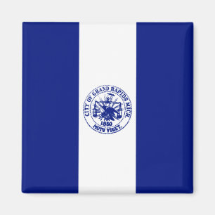 Imã Bandeira do Grande Rapids (Cidade de Michigan)