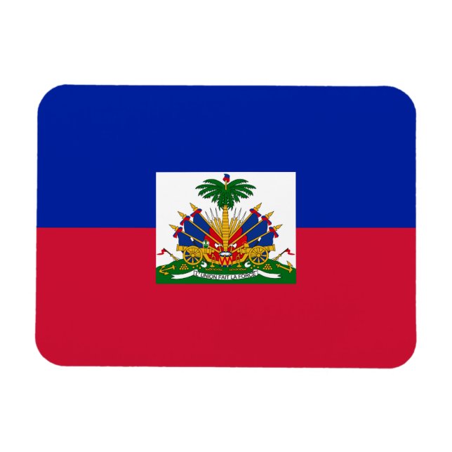 Ímã Bandeira do Haiti (Horizontal)
