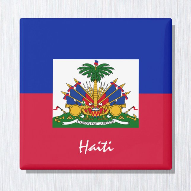 Imã Bandeira do Haiti - fãs de férias/esportes (Criador carregado)