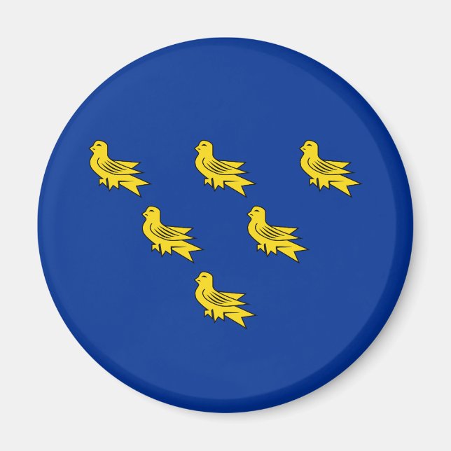 Imã Bandeira do ímã Sussex (Frente)