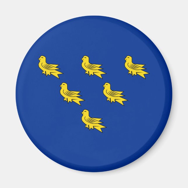 Imã Bandeira do ímã Sussex (Frente)