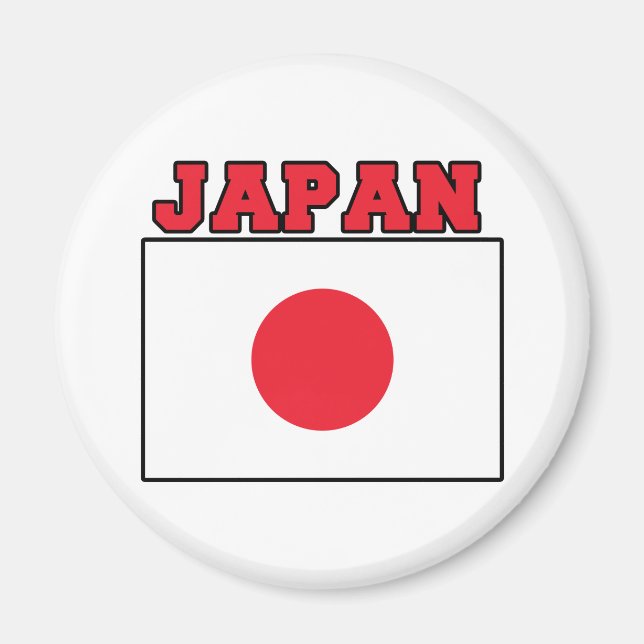 Imã Bandeira do Japão (Frente)