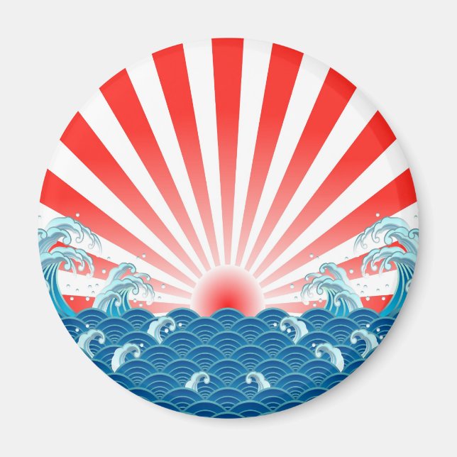 Imã Bandeira do Japão - NIPPON (Frente)