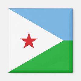 Imã Bandeira do Jibuti (nação africana)