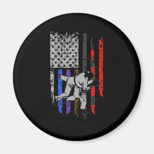 Imã Bandeira do Jiu Jitsu Stars & Stripes Classificam