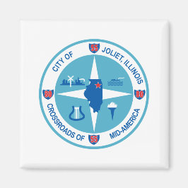 Imã Bandeira do Joliet (Illinois)