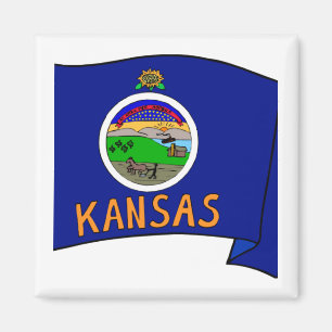 Imã Bandeira do Kansas