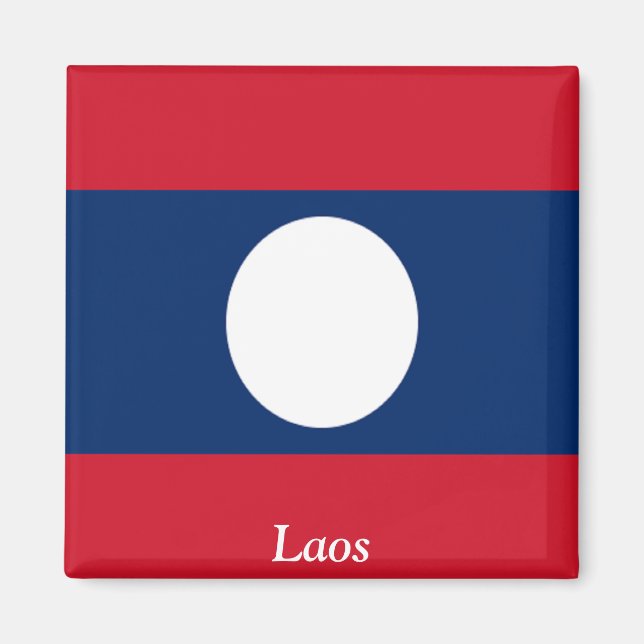 Imã Bandeira do Laos (Frente)