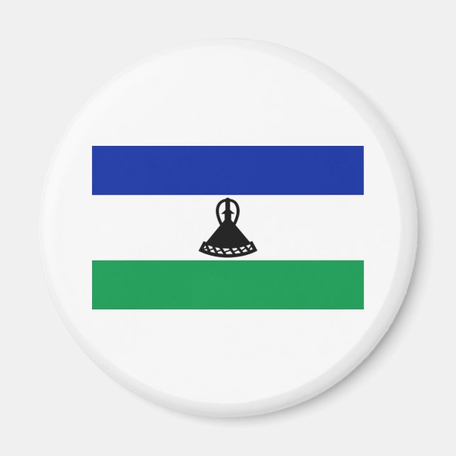 Imã Bandeira do Lesoto (Frente)