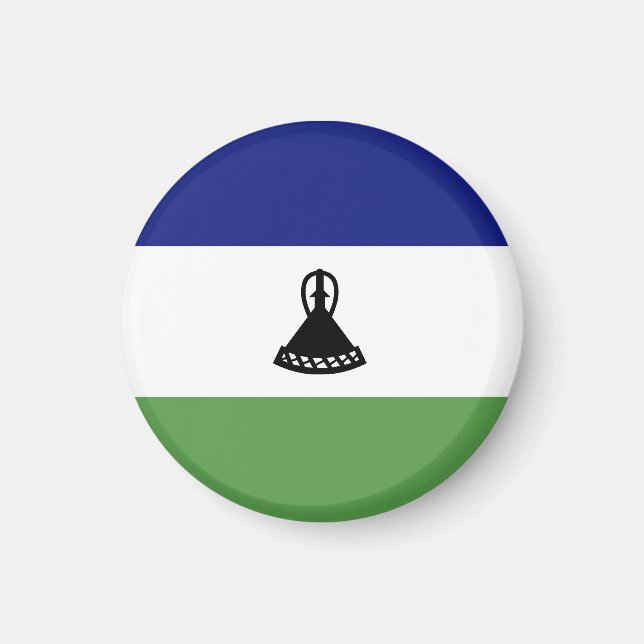 Imã bandeira do Lesoto (Frente)
