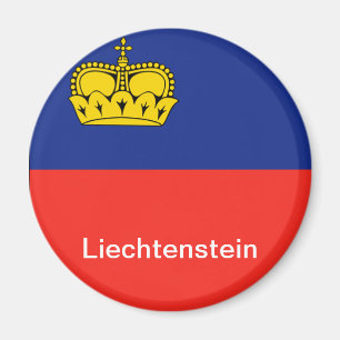 Imã Bandeira do Liechtenstein