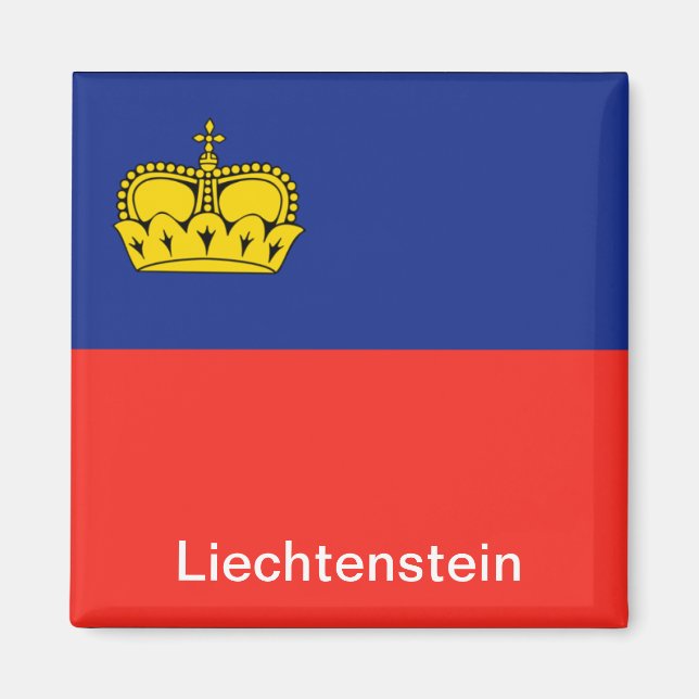 Imã Bandeira do Liechtenstein (Frente)