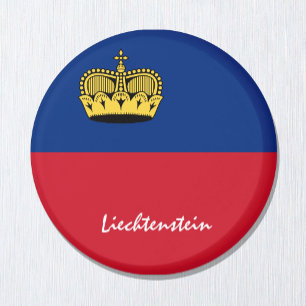Imã Bandeira do Liechtenstein e viagem do Liechtenstei