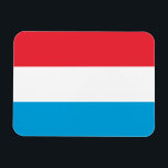 Ímã Bandeira do Luxemburgo<br><div class="desc">Bandeira Patriótica do Luxemburgo.</div>