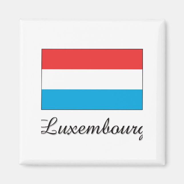 Imã Bandeira do Luxemburgo Design (Frente)