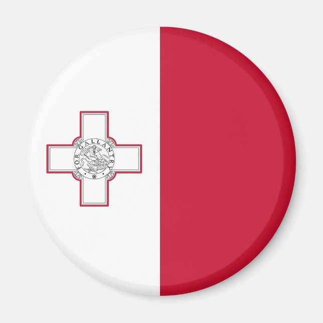 Imã Bandeira do Magnet de Malta (Frente)