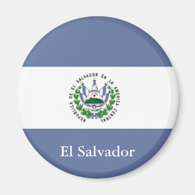 Imã Bandeira do Magno de El Salvador (Frente)