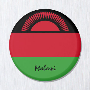 Imã Bandeira do Malawi e africana - fãs de viagem/esp
