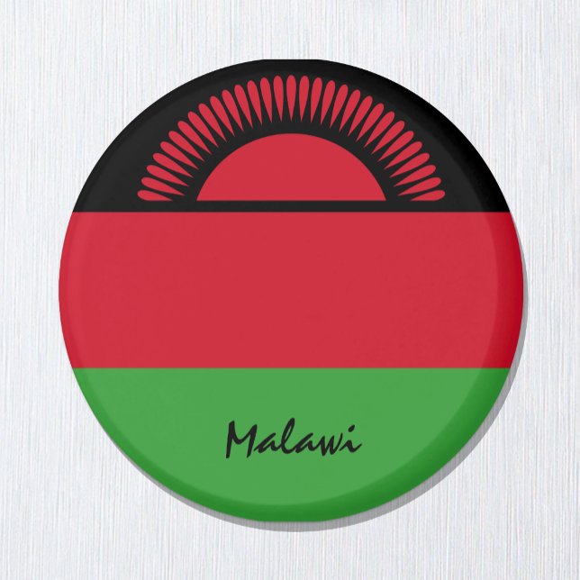 Imã Bandeira do Malawi e africano - fãs de viagem/espo (Criador carregado)