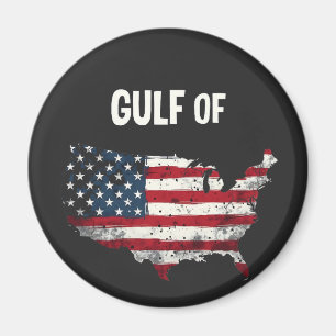 Imã Bandeira do Mapa Americano Funny Trump USA