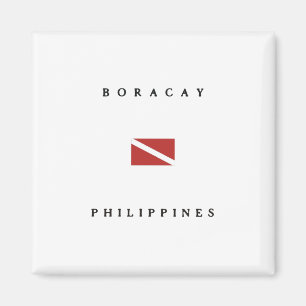 Imã Bandeira do mergulho do mergulhador de Boracay