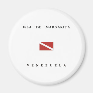 Imã Bandeira do mergulho do mergulhador de Isla De