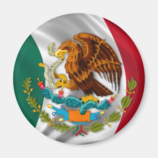 Imã Bandeira do México, Casaco de Armas (Frente)