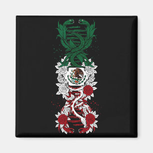Imã bandeira do México orgulho mexicano raízes mexican