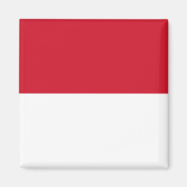 Imã Bandeira do Mônaco (Frente)