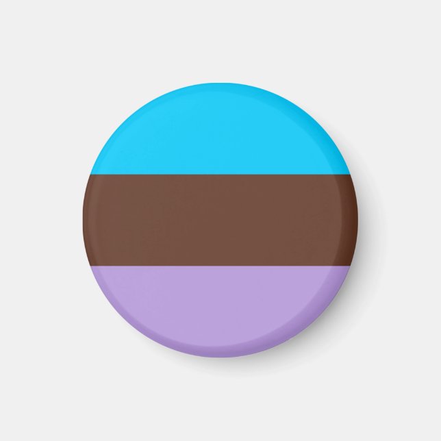 Imã Bandeira do Orgulho Androsexual (Frente)