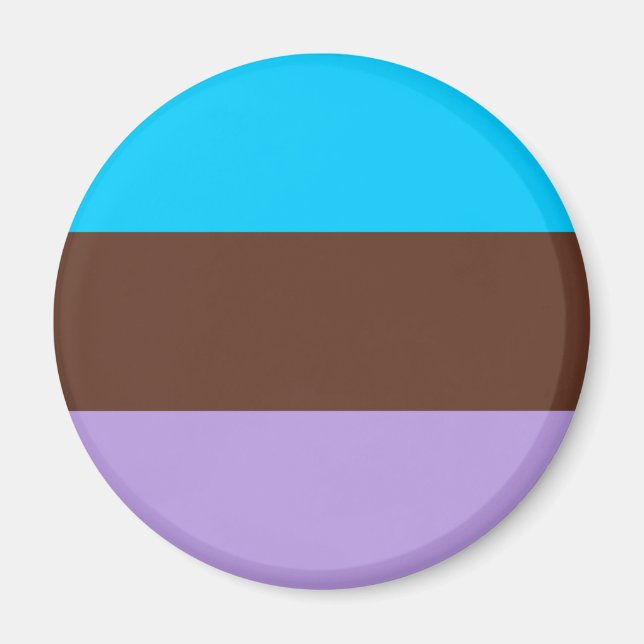 Imã Bandeira do Orgulho Androsexual (Frente)