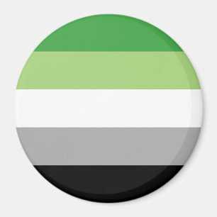 Imã Bandeira do Orgulho Aromântico LGBTQ