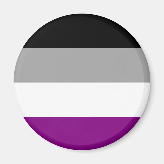 Imã Bandeira do Orgulho Assexual (Frente)