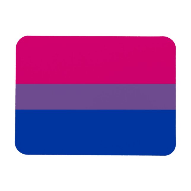 Ímã Bandeira do Orgulho Bissexual (Horizontal)