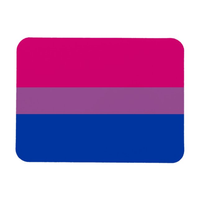 Ímã Bandeira do Orgulho Bissexual (Horizontal)
