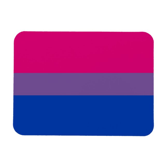 Ímã Bandeira do Orgulho Bissexual (Horizontal)