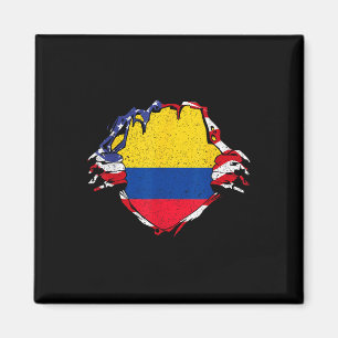 Imã Bandeira do Orgulho Colombiano Expatriado Nacional