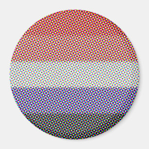 Imã Bandeira do Orgulho Cupiorromântico Abstrato Tripp